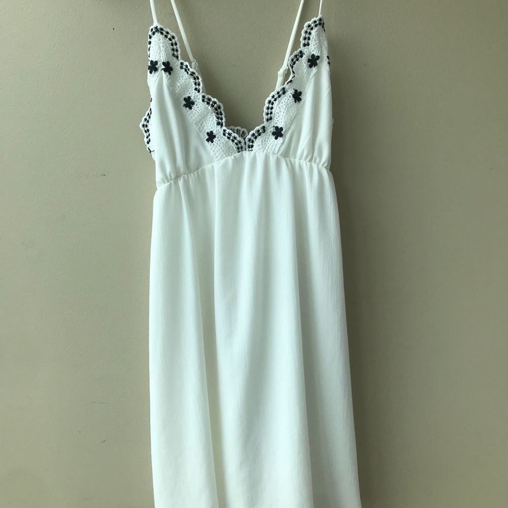 Urban Outfitters Ecote White open back dress